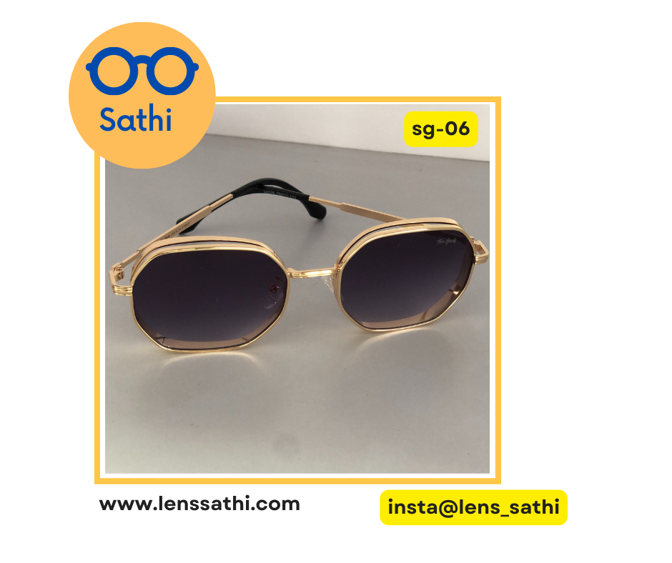 Zoo shades golden  frame sunglasses-sg-06