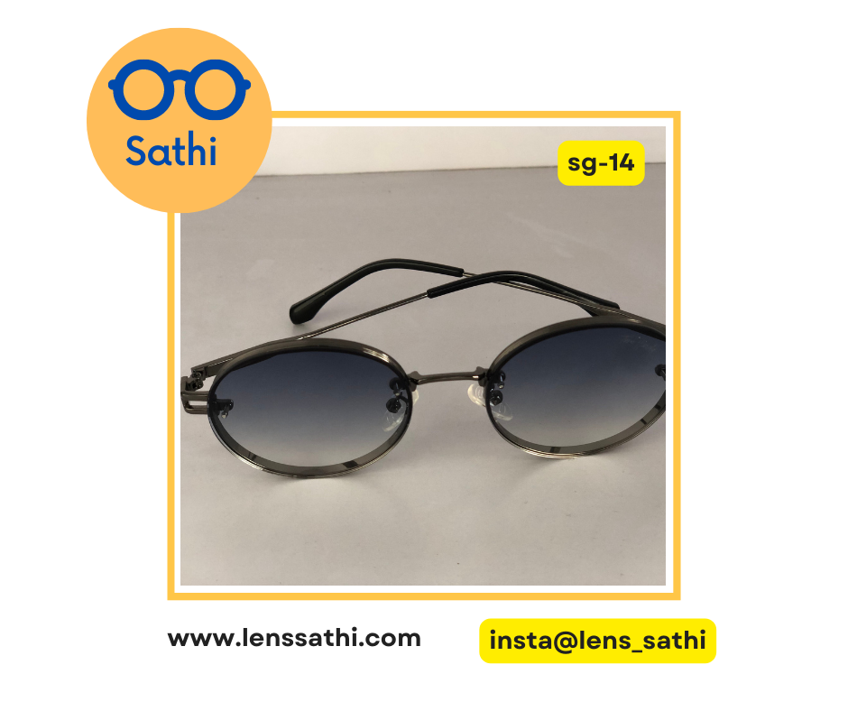 Round Oval Style sunglasses-sg-14