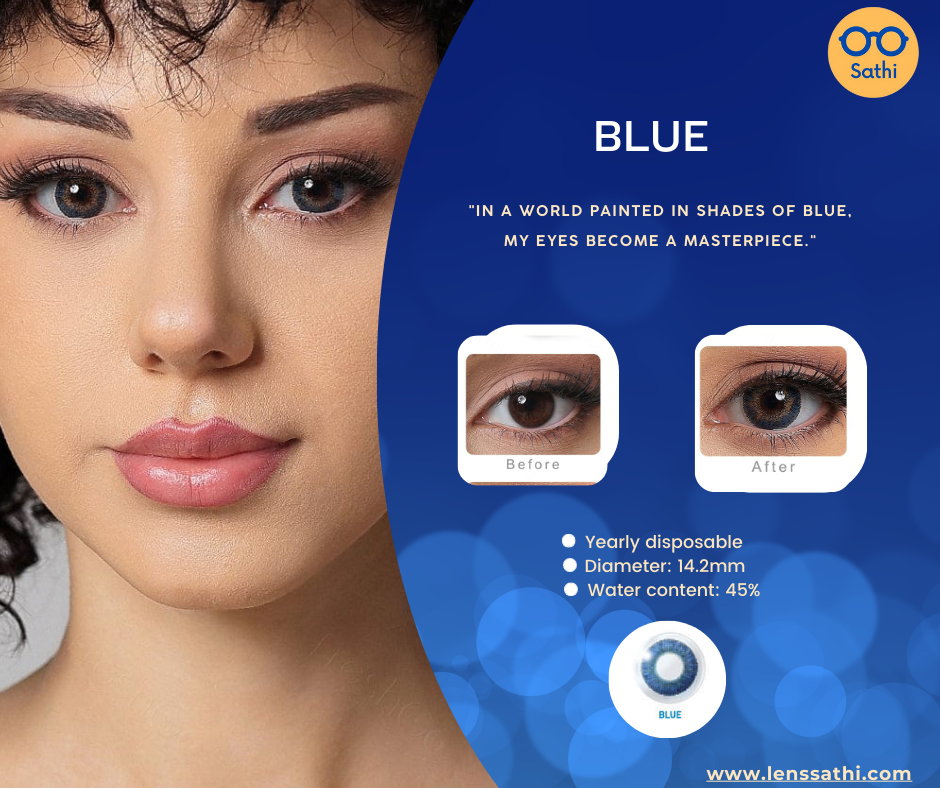 Contact Lens - Color Blue