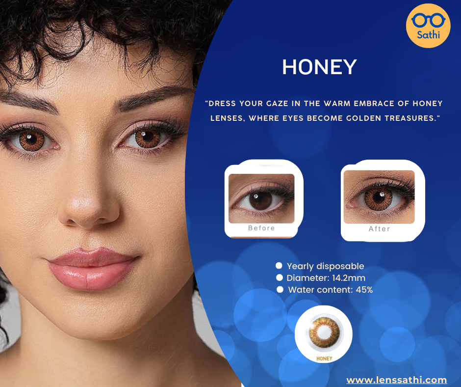 Contact Lens - Color Honey