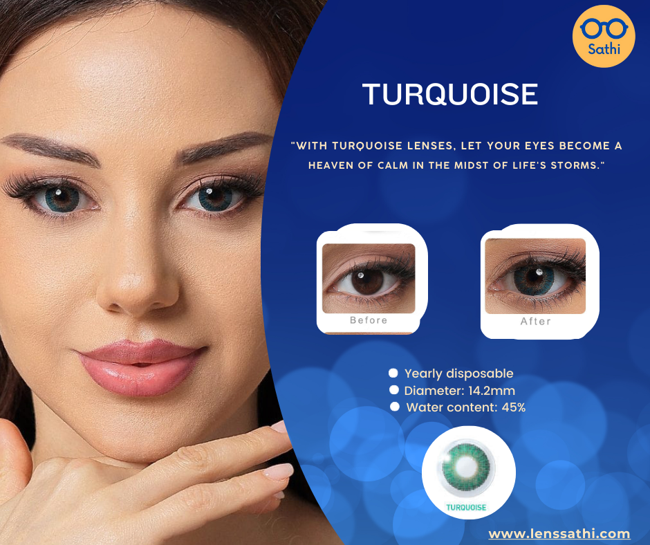 Contact Lens - Color Turquoise